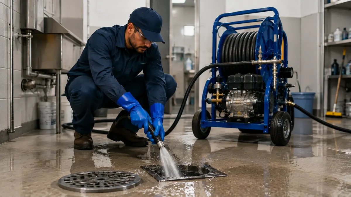 Floor Drain Hydro Jet Cleaning in Aguanga