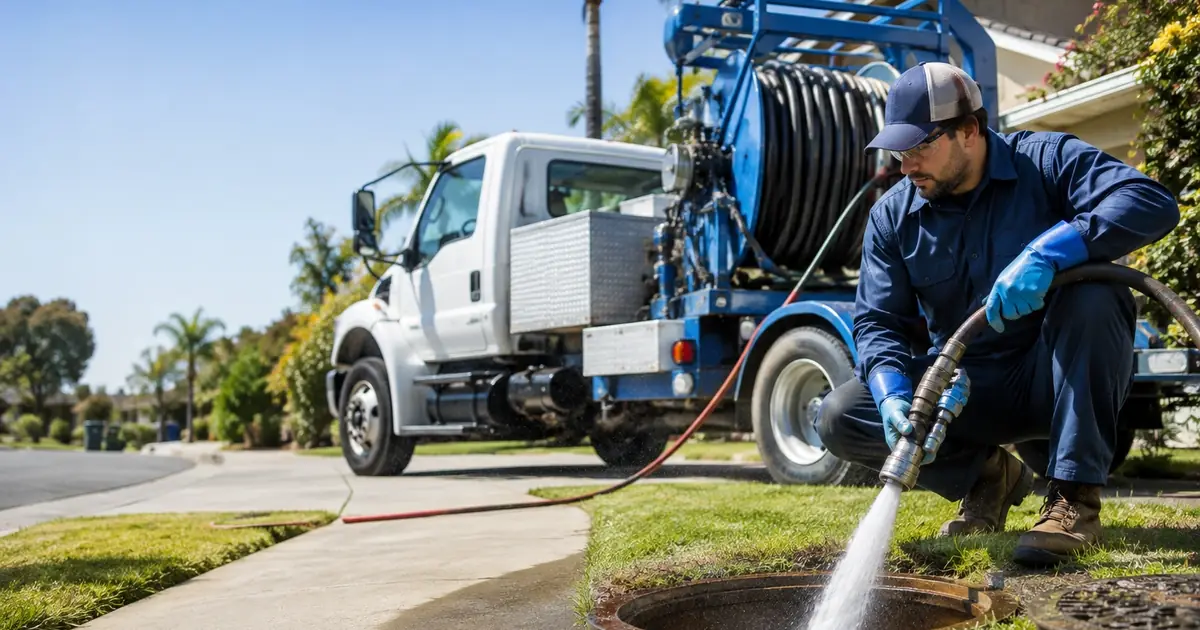 Hydro jet sewer cleaning Aguanga