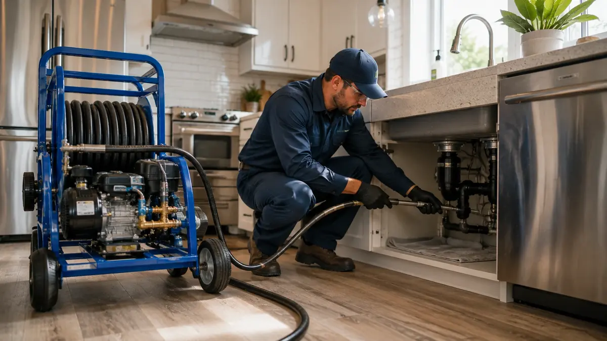 Kitchen Drain Hydro Jetting in Aguanga